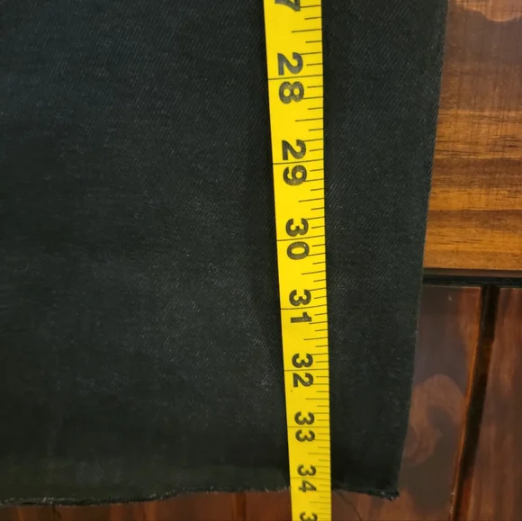 Indigo Rein Black Jean Skirt. Star Embellished - Picture 12 of 13